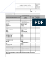 Formato de Inspección de Botiquin