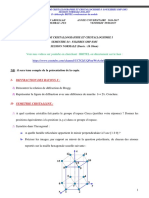 EXAMEN - CRISTALLO - SMP - SMC - S4 - 1s - 16 - 17 AVEC SOLUTION