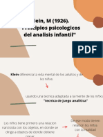 Klein, M (1926) - Principios Psicologicos Del Analisis Infantil