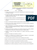 Carta Compromiso de Padres de Familia