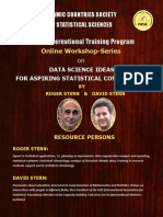 Flyer of Workshop-Series On Data Science Ideas For Aspiring Statistical Consultants