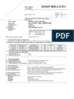 MSDS For OIL REMOVER-6104