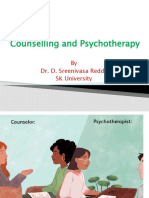 Counselling and Psychotherapy