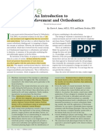 Feature: An Introduction To Cranial Movement and Orthodontics