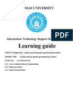 Update and Document Operational Procedure-Final