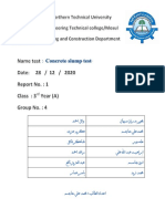 Concrete Slump Test