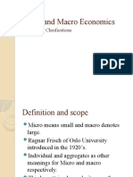 Micro and Macro Economics