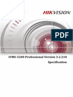 iVMS-5200 Professional Specification