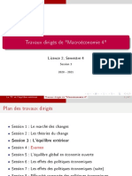 Travaux Dirigés de - Macroéconomie 4 - 3