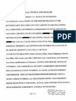 BRAUNING ESTATE 5262 County Road 3565 Ada, Oklahoma, Freewill Act and Deed ALL OTHERS ARE IN ADVERSE POSS