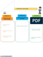 Planificamos Cómo Escribir: Primer Paso Segundo Paso Tercer Paso