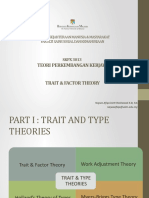 Kuliah 2 - Trait and Factor Theory