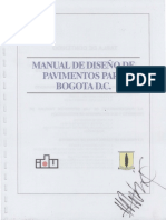 Manual de Diseño de Pavimentos para Bogotá D.C