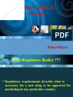 Regulatory Bodies in Europe