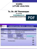 Topic 1 Structural Analysis of Trusses, Beams, Frames, Cables and Arches - Chapter 1 ECS556 Sept 19