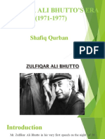 Zulfiqar Ali Bhutto'S Era (1971-1977) : Shafiq Qurban