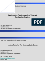 Engineering Fundamentals of Internal Combustion Engines