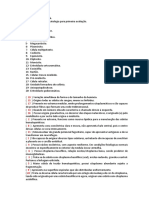 Exercício de Revisão para A Primeira Avaliação (Av1) de 2021 Com Gabarito.