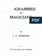 Programmes Magicians: Two Shillings and Sixpence