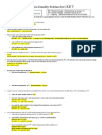 Relative Humidity Problem Set 1 Key