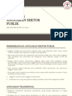 Jenis-Jenis Anggaran Sektor Publik