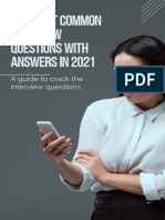 The Most Common Interview Question With Answers in 2021