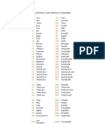 Ordinal Numbers