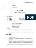 Plan de Aniversario