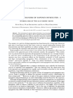 On The Mechanism of Saponin Hemolysis-I: Ruth Sectal. Puah Shatkovsky Ilana Milo-Goldzwhg