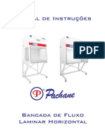 Bancada de Fluxo Laminar Horizontal