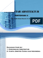 Pengantar Arsitektur: Pertemuan 6