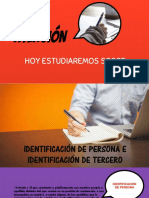 Tema 2. Identificación de Persona y de Tercero