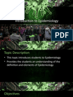 Introduction To Epidemiology