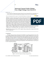 Electronics: An Ultra-Low Quiescent Current Under-Voltage Lockout Circuit For A High-Voltage Gate Driver IC