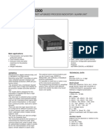 Fast MP Based Process Indicator / Alarm Unit: Main Features