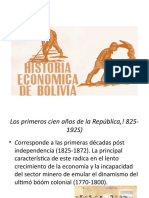 Historia de La Economía en Bolivia