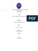 Evaluación Psicológica en El Contexto Escolar