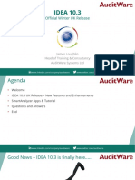 AuditWare IDEA 10.3 Software Release