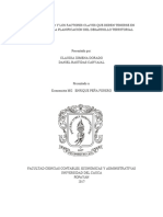 Seminario 3 - Factores para Tener en Cuenta en La Planeación Del Desarrollo Territorial