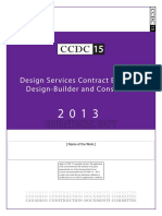 Design Services Contract Between Design-Builder and Consultant