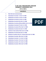 The Punjab CPC Amendment Ordinance 2021 - MuneebBookHouse 03014398492