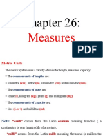 Chapter 26 - Measures