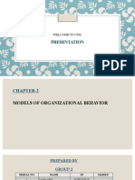 Chapter-2 Models of Organizational Behavior (Group-2)