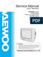 Service Manual: Color Television