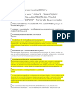 Organização e Gestão Da Escola. Construção Coletiva Do Ambiente de Trabalho