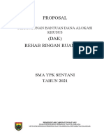 Contoh Proposal DAK Rehab Ruang Kelas