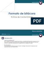 Formato de Bitacora para La Reparacion de Equipos Electronicos