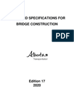 Alberta Specification For Bridge Construction