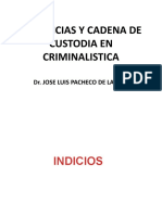 Indicios y Evidencias en Criminalistica