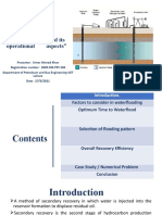 Waterflooding and Its Operational Aspects